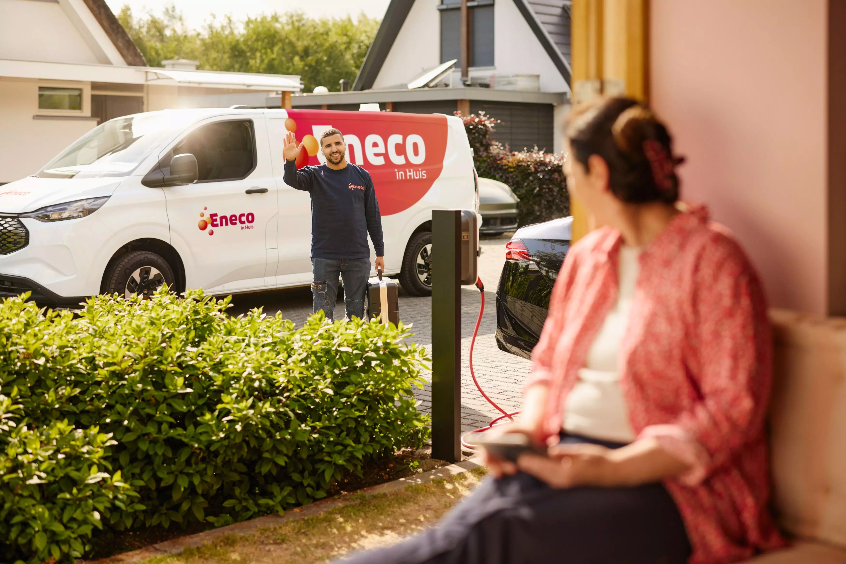Eneco visiting a customer